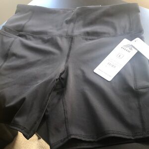 Reebok Black Athletic Shorts Performance Fabric